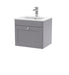 500mm Wall Hung 1 Drawer Vanity & Basin 2