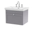 600mm Wall Hung 1-Drawer Vanity & Basin 3TH