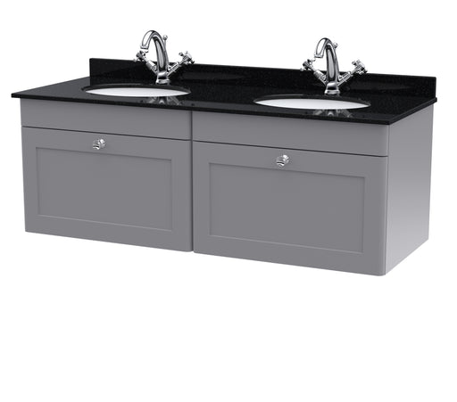 1200mm Wall Hung 2 Drawer Vanity & Marble Top