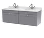 1200mm Wall Hung 2 Drawer Vanity & Marble Top