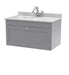 800mm Wall Hung 1 Drawer Vanity & Marble Top 1TH