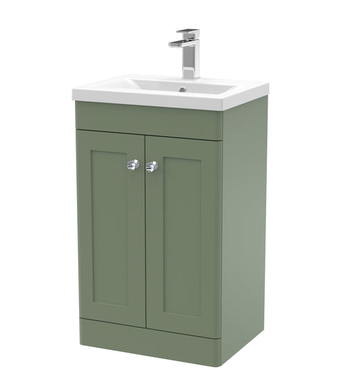 500mm Floor Standing 2 Door Vanity & Basin 1