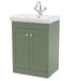 600mm Floor Standing 2-Door Vanity & Basin 1TH