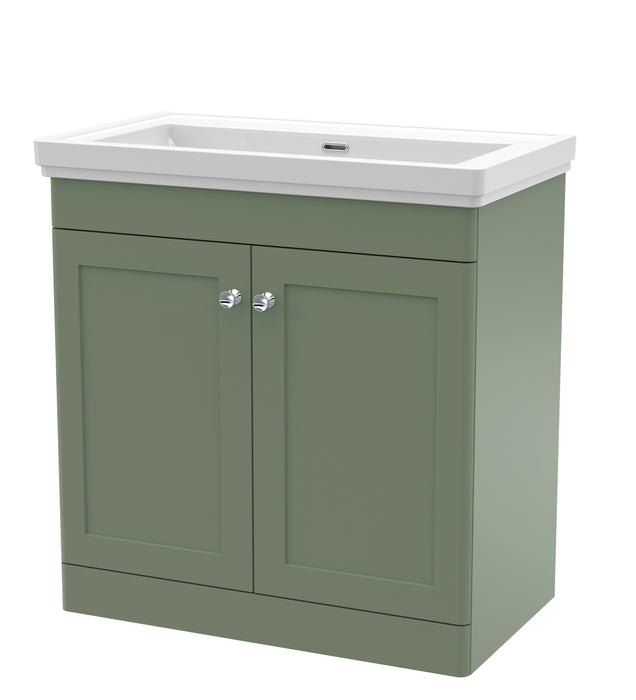 800mm Floor Standing 2 Door Vanity & Basin 0TH