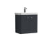 600mm Wall Hung 2 Door Unit & Basin