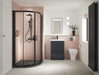 600mm Floor Standing 2 Door Unit & Basin