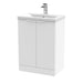 600mm Floor Standing 2 Door Vanity & Basin 1 Hudson Reed