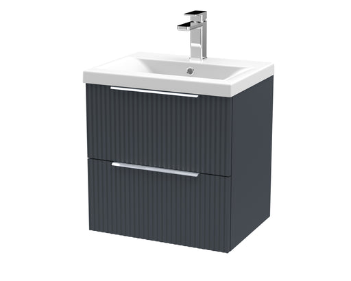500mm Wall Hung 2 Drawer Vanity & Basin 1 Hudson Reed