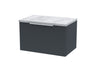 600mm Wall Hung Single Drawer Vanity & Laminate Top Hudson Reed