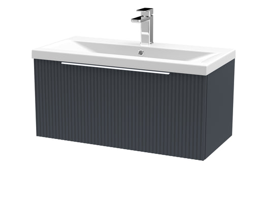 800mm Wall Hung Single Drawer Vanity & Basin 1 Hudson Reed