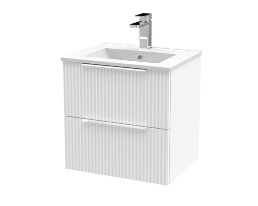 500mm Wall Hung 2 Drawer Vanity & Basin 2 Hudson Reed