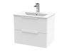 600mm Wall Hung 2 Drawer Vanity & Basin 2 Hudson Reed