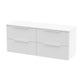 1200mm Wall Hung 4 Drawer Vanity & Worktop Hudson Reed