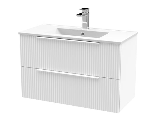 800mm Wall Hung 2 Drawer Vanity & Basin 2 Hudson Reed
