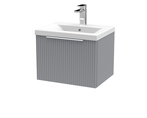 500mm Wall Hung Single Drawer Vanity & Basin 1 Hudson Reed