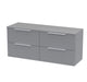 1200mm Wall Hung 4 Drawer Vanity & Worktop Hudson Reed
