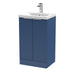 500mm Floor Standing 2 Door Vanity & Basin 1 Hudson Reed
