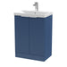 600mm Floor Standing 2 Door Vanity & Basin 3 Hudson Reed