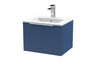 500mm Wall Hung Single Drawer Vanity & Basin 2 Hudson Reed