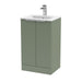 500mm Floor Standing 2 Door Vanity & Basin 2 Hudson Reed