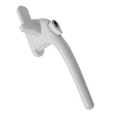 Cockspur window handle 21mm LH White