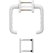 Locking Tilt and Slide Patio Door Handle Set with Escutcheons