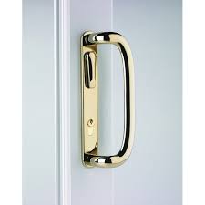 Pro-Linea 92mm PZ Inline Locking Sliding Patio Door Handle Set - Chrome, Gold or White