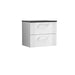 600mm Wall Hung 2 Drawer Vanity & Laminate Top