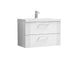 800mm Wall Hung 2 Drawer Vanity & Basin 3