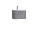 500mm Wall Hung Single Drawer Vanity & Basin 4