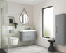 800mm Wall Hung 2 Drawer Vanity & Basin 2