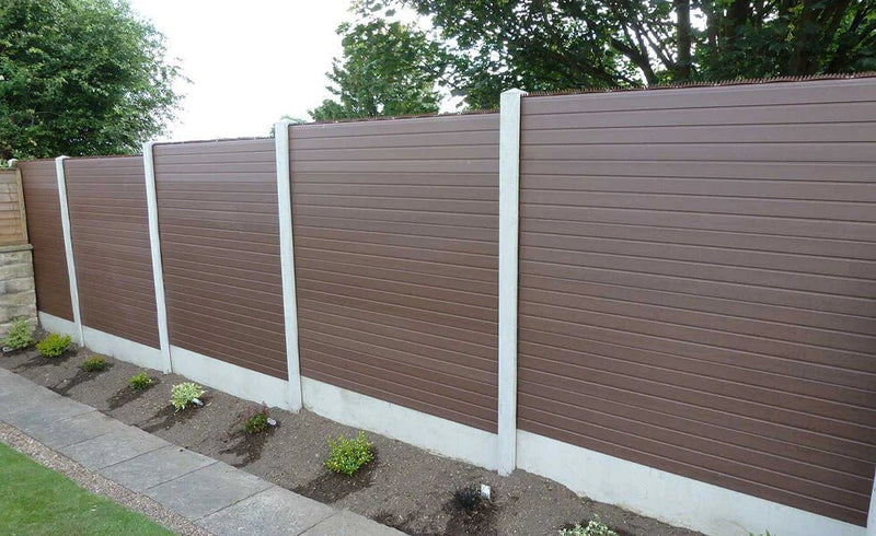 Walnut Eco Fencing Panel