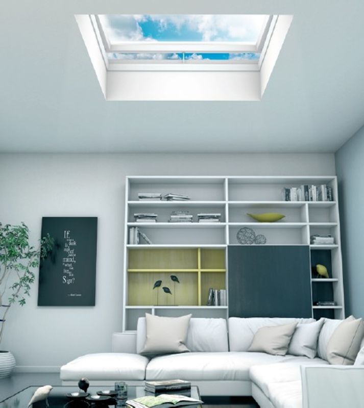Flat Roof Window with manual opening - 90cm x 90cm (DMG-P2 05K)