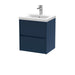 500mm Wall Hung 2 Drawer Unit & Basin 1 Hudson Reed
