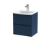 500mm Wall Hung 2 Drawer Unit & Basin 4 Hudson Reed