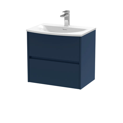 600mm Wall Hung 2 Drawer Unit & Basin 4 Hudson Reed