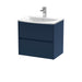 600mm Wall Hung 2 Drawer Unit & Basin 4 Hudson Reed
