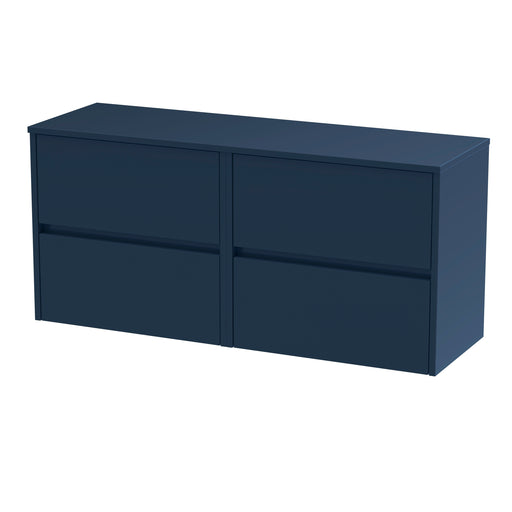 1200mm Wall Hung 4 Drawer Unit & Worktop Hudson Reed