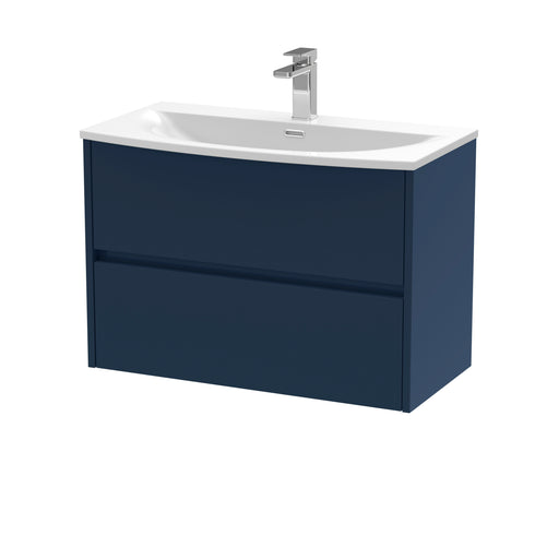 800mm Wall Hung 2 Drawer Unit & Basin 4 Hudson Reed