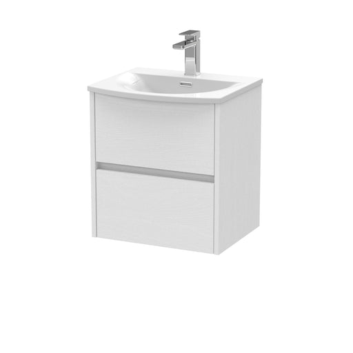 500mm Wall Hung 2 Drawer Unit & Basin 4 Hudson Reed