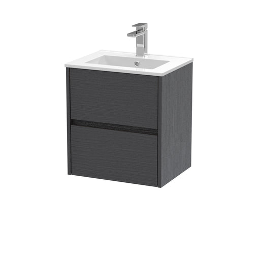 500mm Wall Hung 2 Drawer Unit & Basin 2 Hudson Reed