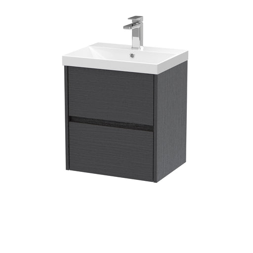 500mm Wall Hung 2 Drawer Unit & Basin 3 Hudson Reed