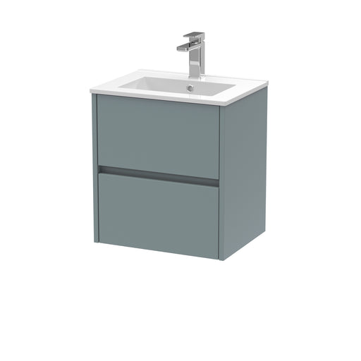 500mm Wall Hung 2 Drawer Unit & Basin 2 Hudson Reed