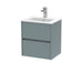 500mm Wall Hung 2 Drawer Unit & Basin 2 Hudson Reed