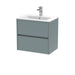 600mm Wall Hung 2 Drawer Unit & Basin 2 Hudson Reed