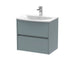 600mm Wall Hung 2 Drawer Unit & Basin 4 Hudson Reed