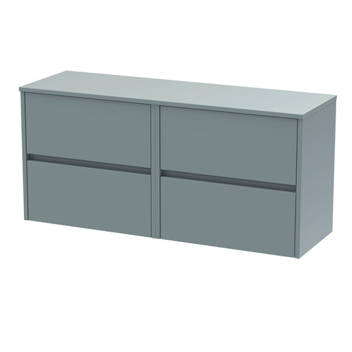 1200mm Wall Hung 4 Drawer Unit & Worktop Hudson Reed