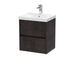 500mm Wall Hung 2 Drawer Unit & Basin 3 Hudson Reed