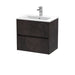 600mm Wall Hung 2 Drawer Unit & Basin 2 Hudson Reed