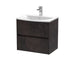 600mm Wall Hung 2 Drawer Unit & Basin 4 Hudson Reed